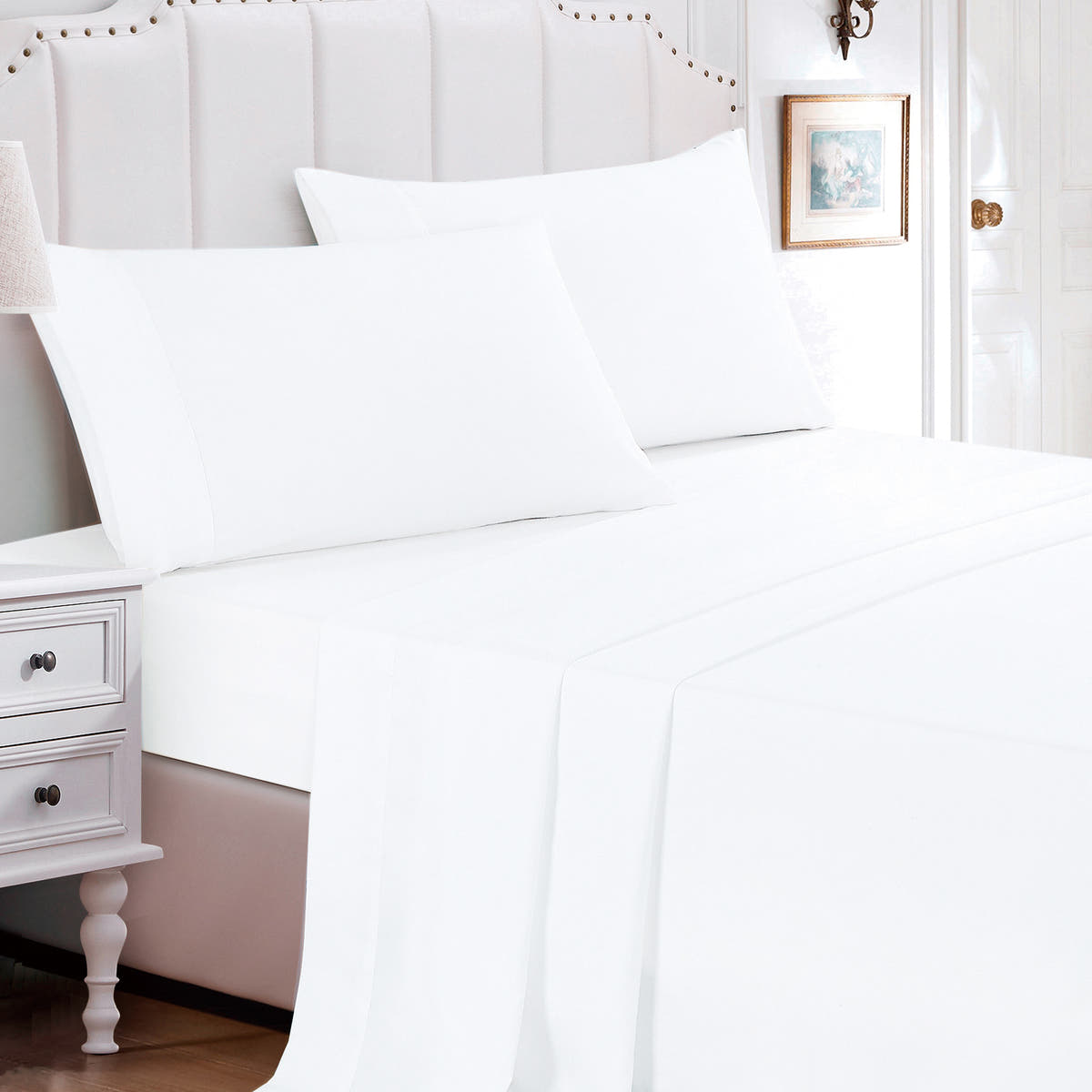 Alternate view of the Modern Quilted Blush Pink 7-Piece Comforter Set