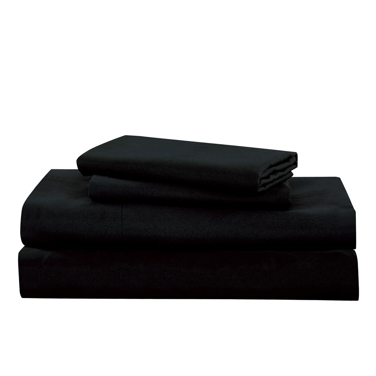 Sheet detail from the Reversible-Look Dark Green and Black 7-Piece Comforter and Sheet Set