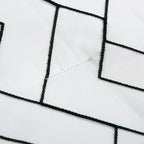 Black and White Geometric Embroidered 9-Piece Comforter & Sheet Set - alternate product view 6