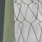 Sage Green Geometric Embroidered 9-Piece Comforter & Sheet Set - alternate product view 4