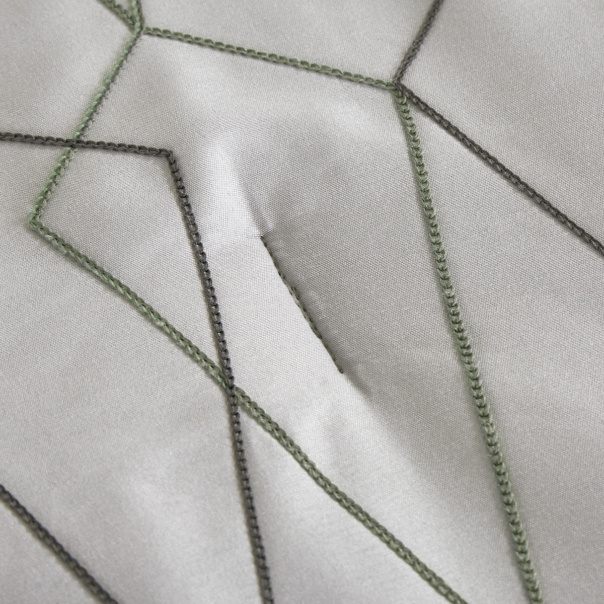Sage Green Geometric Embroidered 9-Piece Comforter & Sheet Set - alternate product view 5