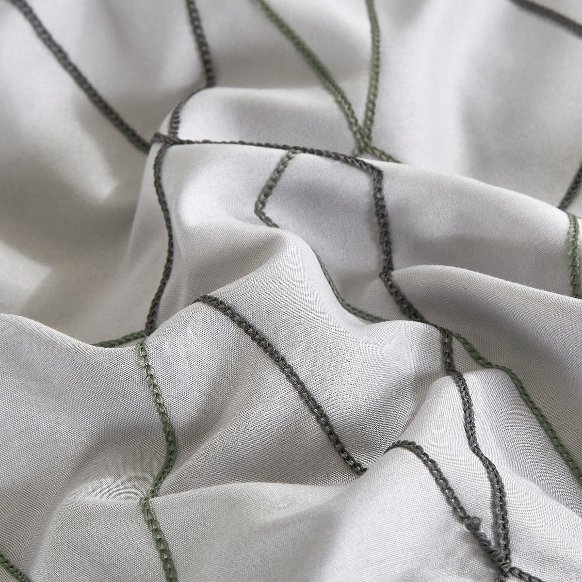 Sage Green Geometric Embroidered 9-Piece Comforter & Sheet Set - alternate product view 6