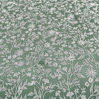 Green Floral 5-Piece Comforter Set detail