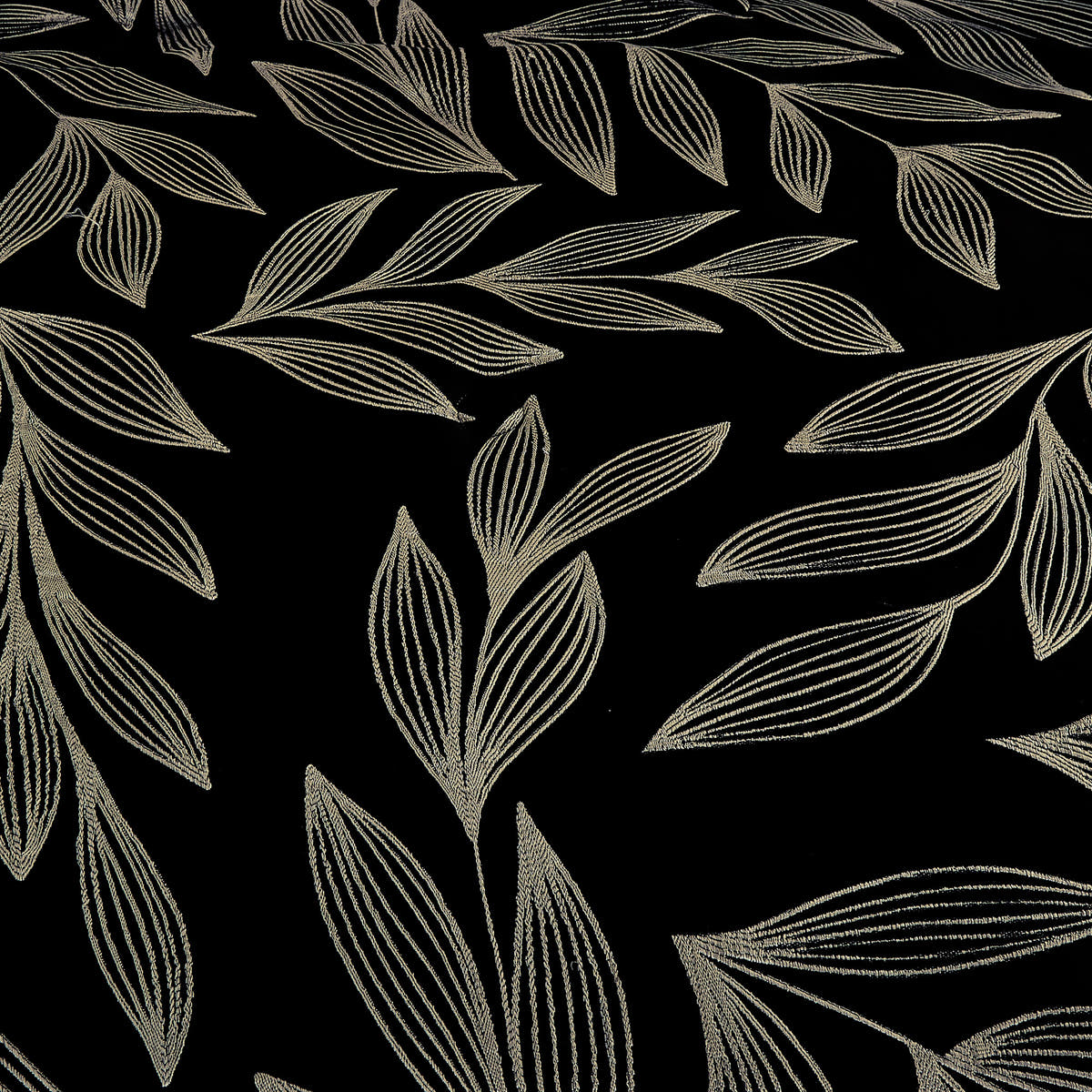 Black Botanical 5-Piece Comforter Set