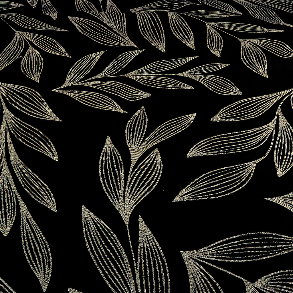 Black Botanical 5-Piece Comforter Set