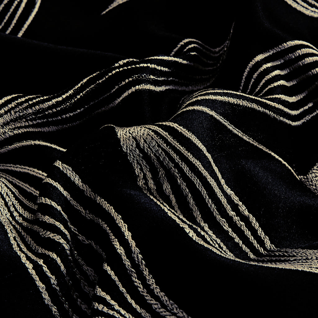 Black Botanical 5-Piece Comforter Set detail 2