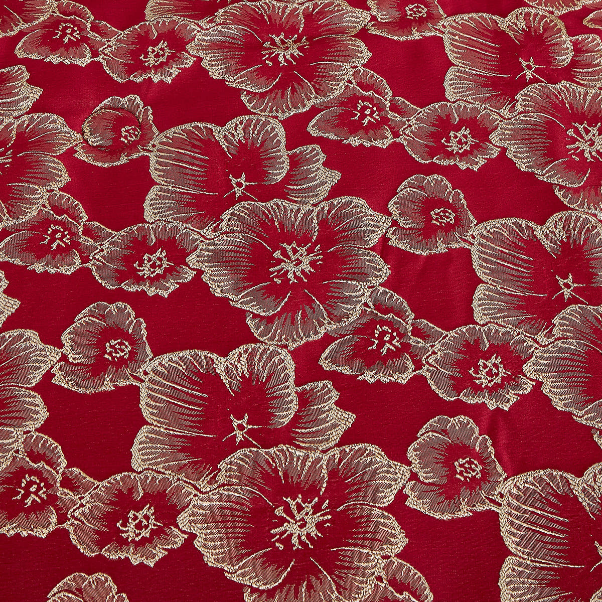 Red Floral 5-Piece Comforter Set