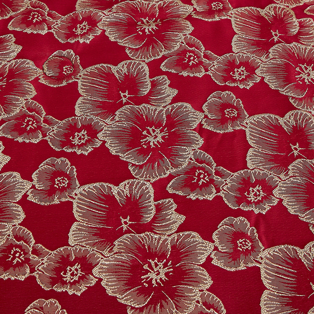 Red Floral 5-Piece Comforter Set