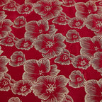 Red Floral 5-Piece Comforter Set