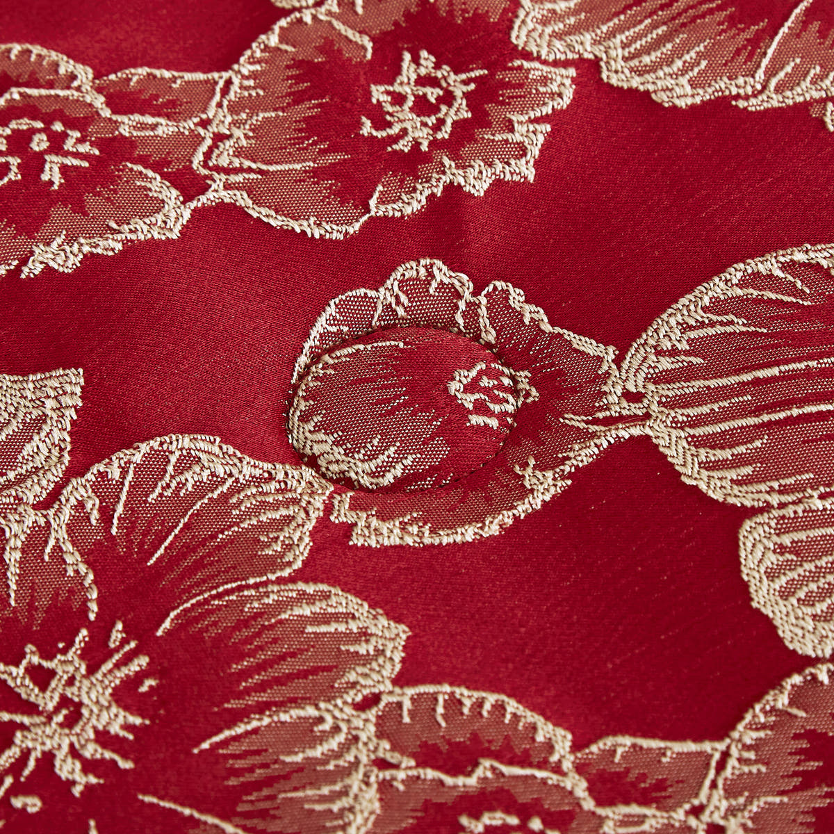 Red Floral 5-Piece Comforter Set detail 1