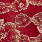 Red Floral 5-Piece Comforter Set detail 1