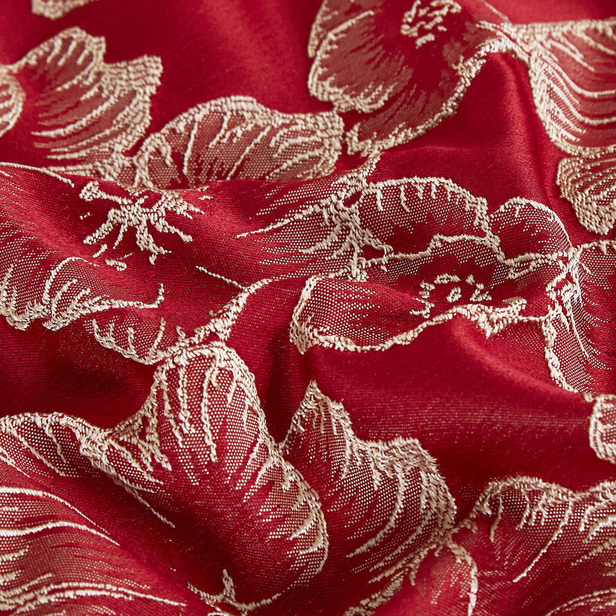 Red Floral 5-Piece Comforter Set detail 2