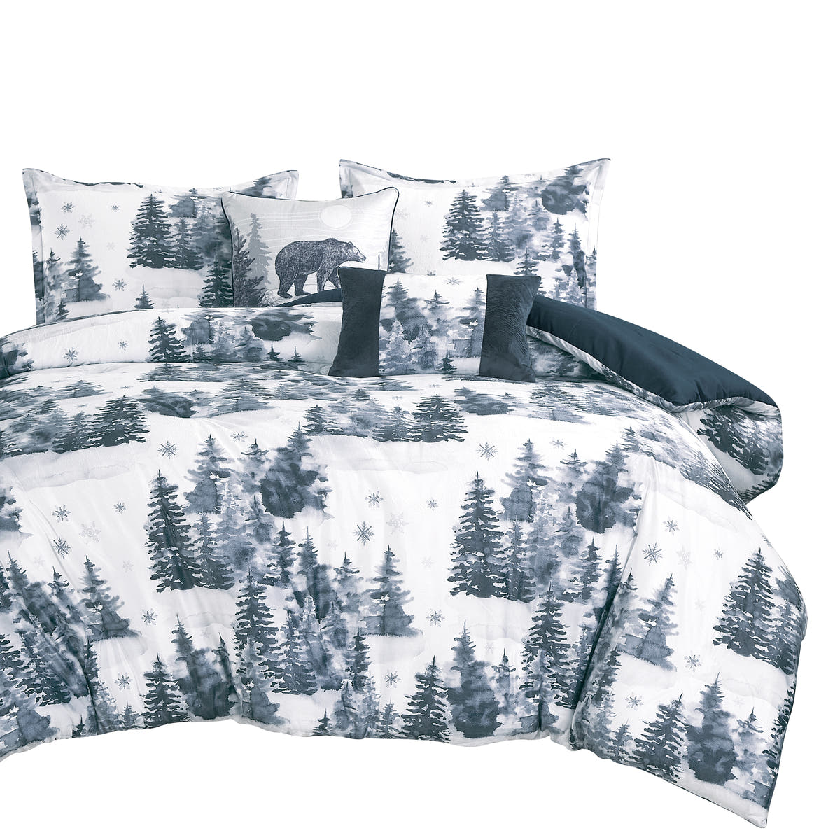 Forest Woodland 5-Piece Comforter Set detail 4