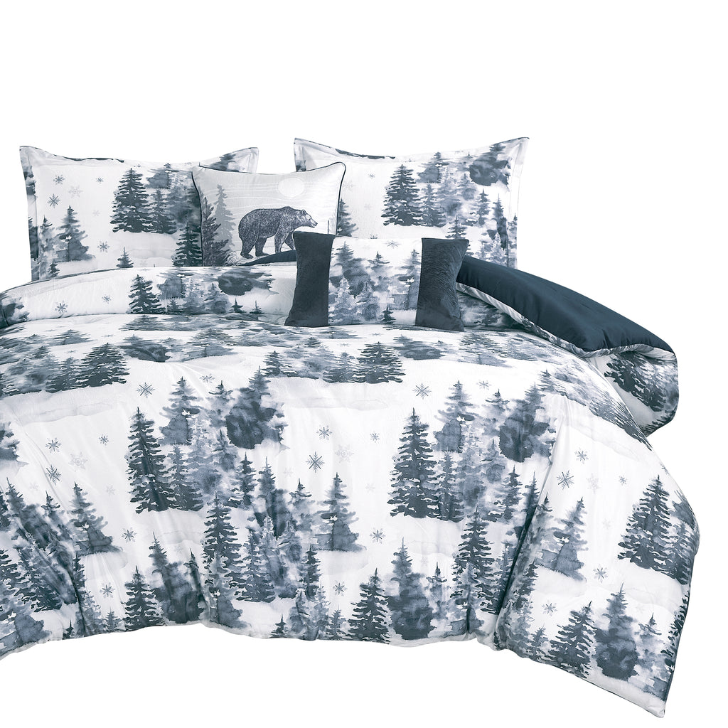 Forest Woodland 5-Piece Comforter Set detail 4