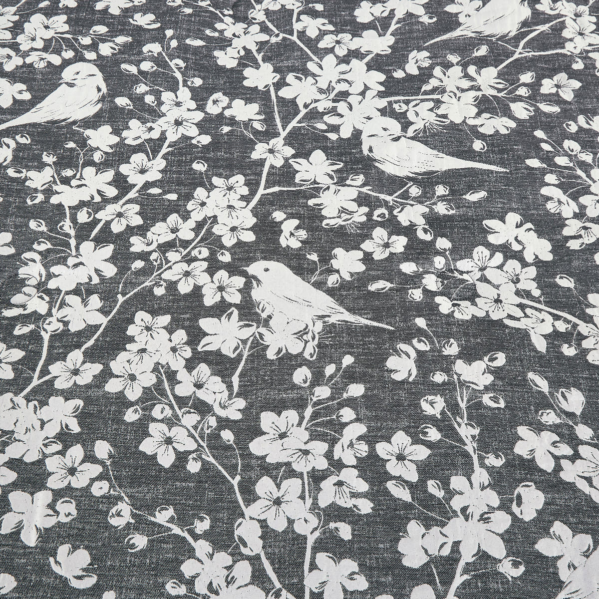 Black & White Floral 5-Piece Comforter Set