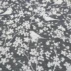 Black & White Floral 5-Piece Comforter Set