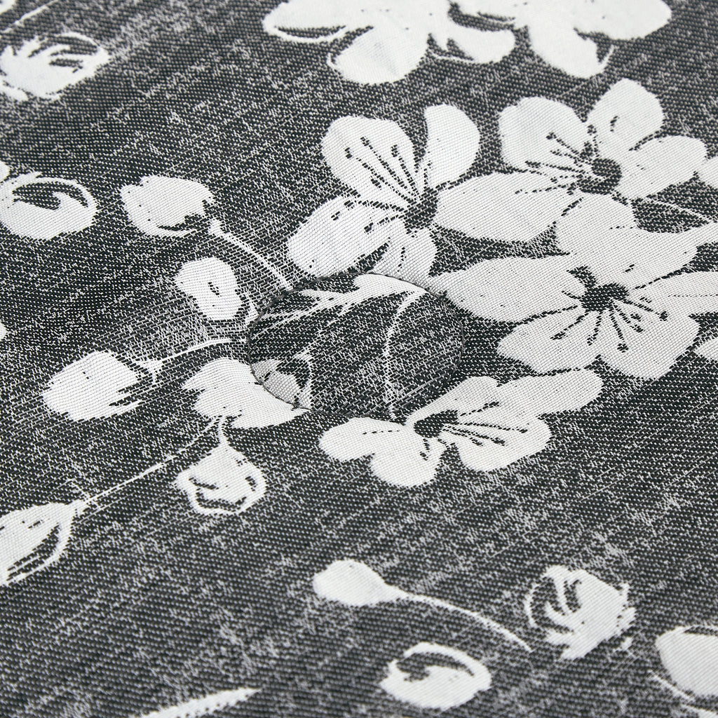 Black & White Floral 5-Piece Comforter Set detail 1
