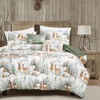 Green Woodland 5-Piece Comforter Set detail 3