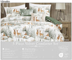 Green Woodland 5-Piece Comforter Set detail 6