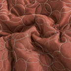 Brown Floral 6-Piece Comforter Set detail 2