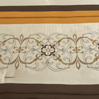 Brown & Gold Floral 6-Piece Comforter Set