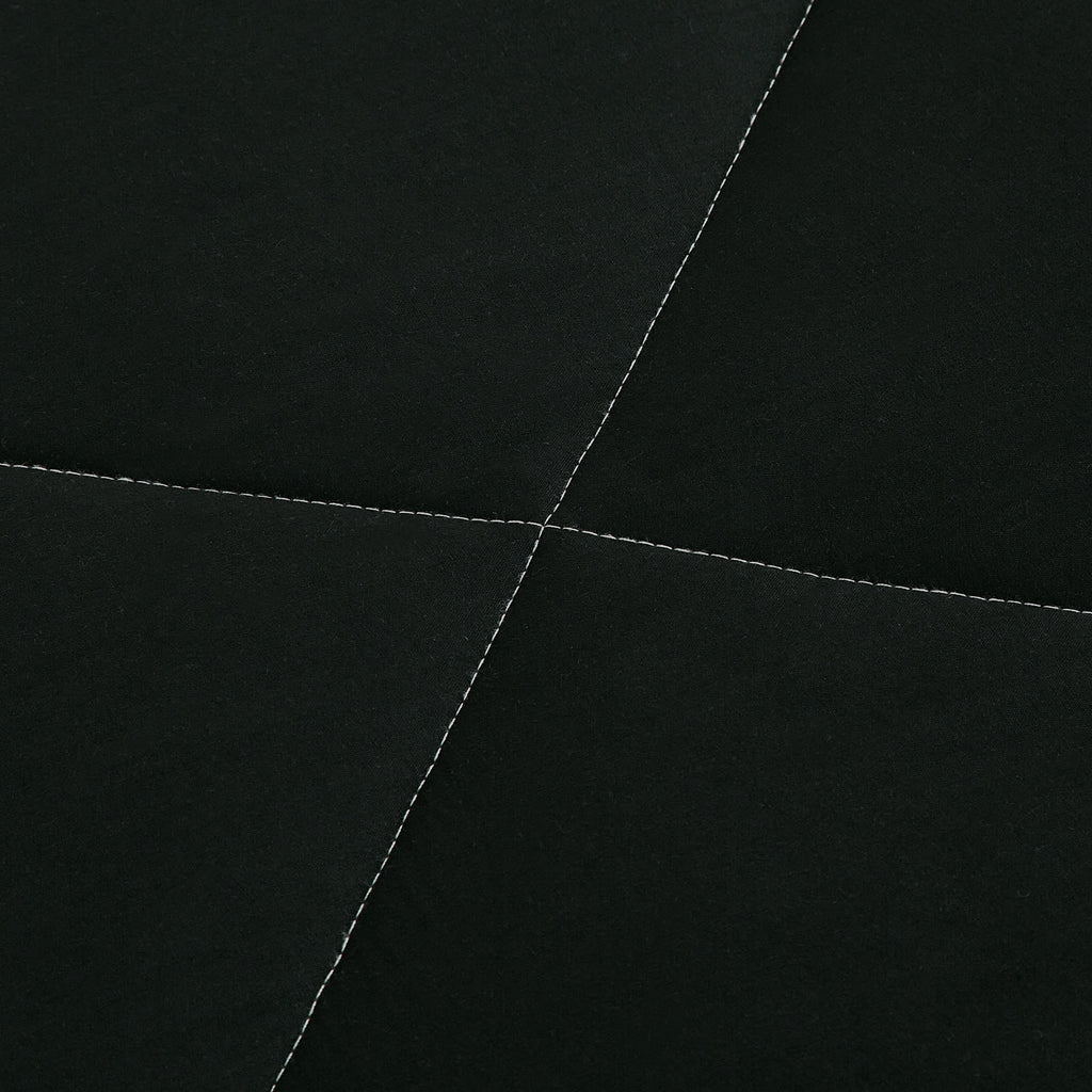 Black Geometric Quilted 9-Piece Comforter & Sheet Set - alternate product view 5