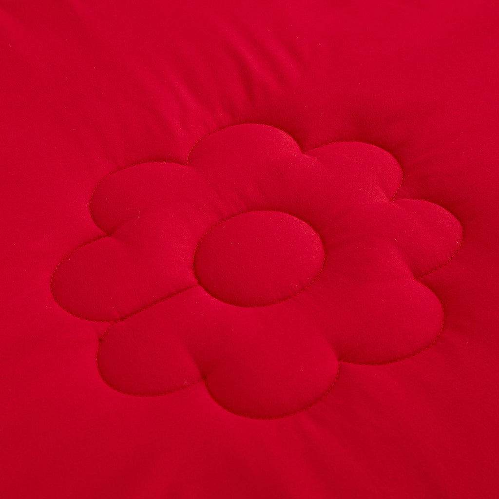 Red Scroll Embroidered 9-Piece Comforter & Sheet Set - alternate product view 6