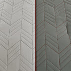 Red and Grey Color Block 9-Piece Comforter & Sheet Set - alternate product view 5