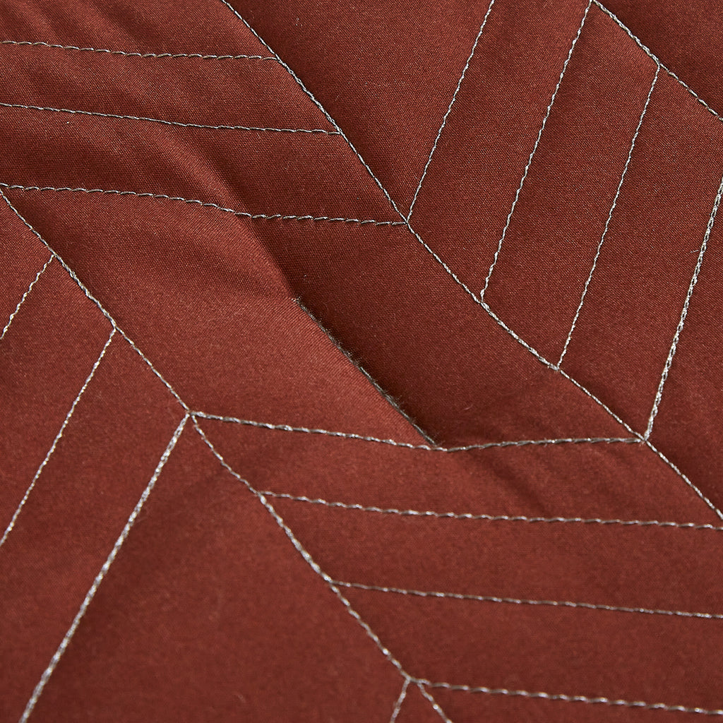 Red and Grey Color Block 9-Piece Comforter & Sheet Set - alternate product view 6