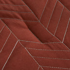 Red and Grey Color Block 9-Piece Comforter & Sheet Set - alternate product view 6