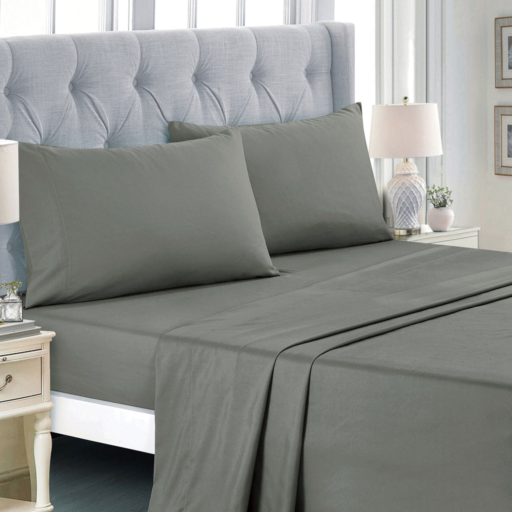 Red and Grey Color Block 9-Piece Comforter & Sheet Set - alternate product view 8