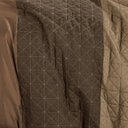 Brown Color Block Embroidered 9-Piece Comforter & Sheet Set - alternate product view 5