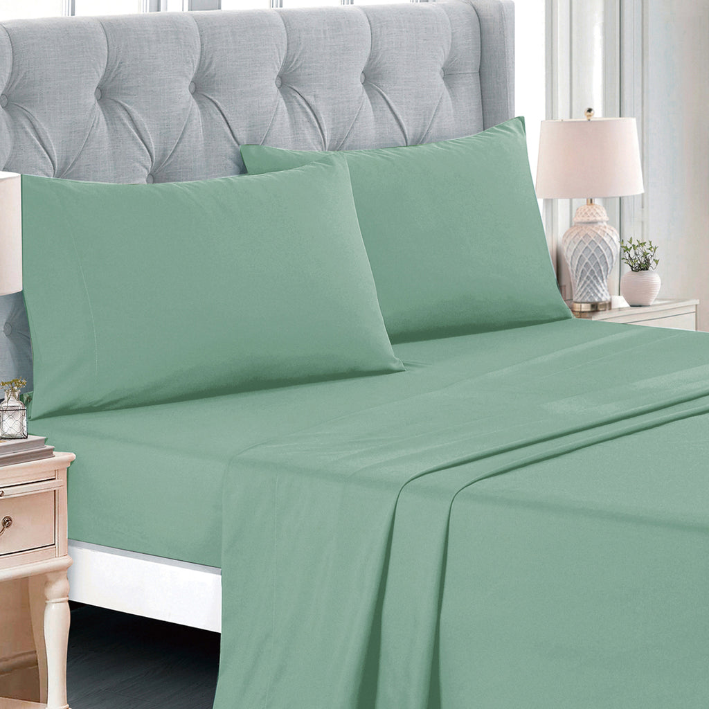 Mint Floral 7-Piece Comforter Set