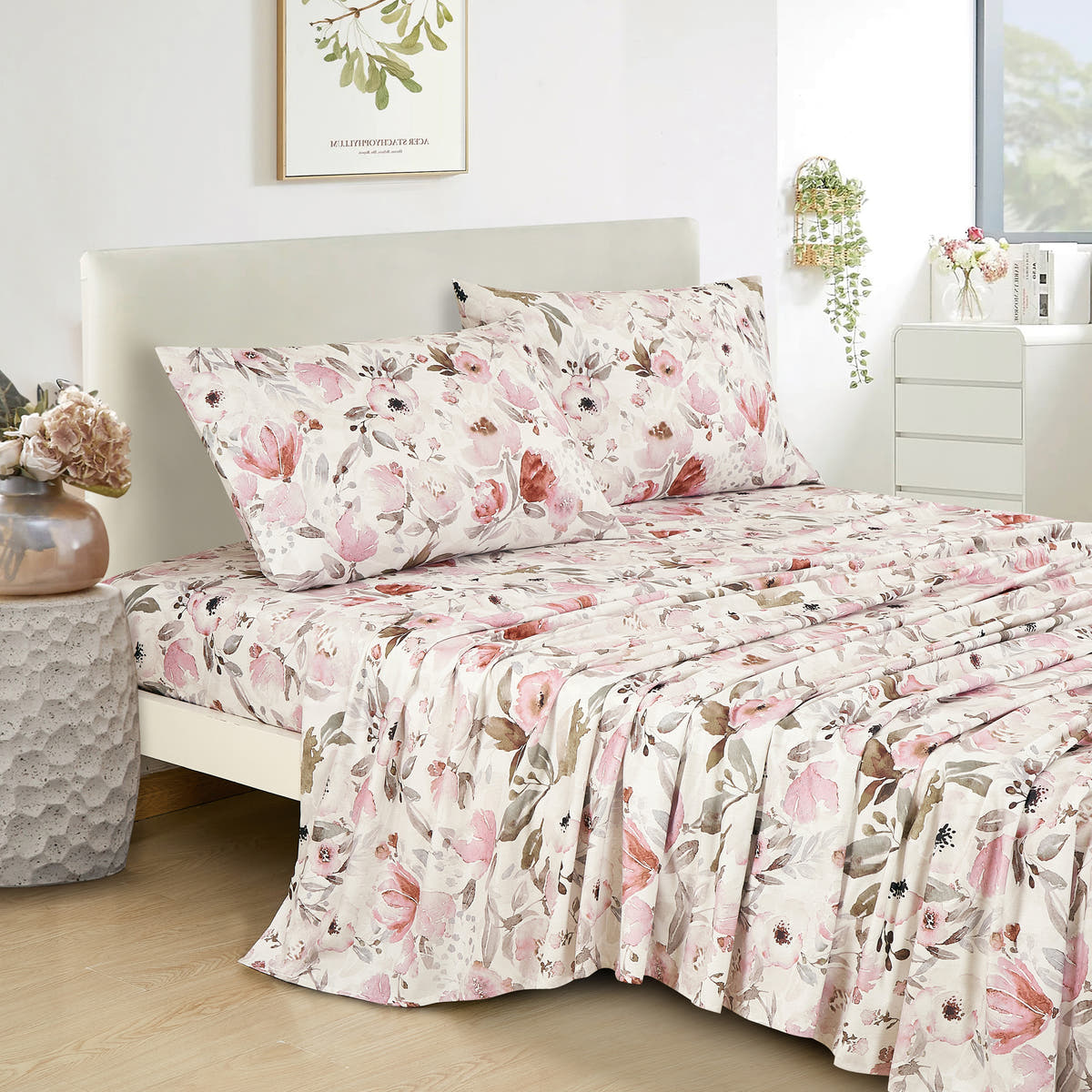 Blush Floral sheet set - additional view