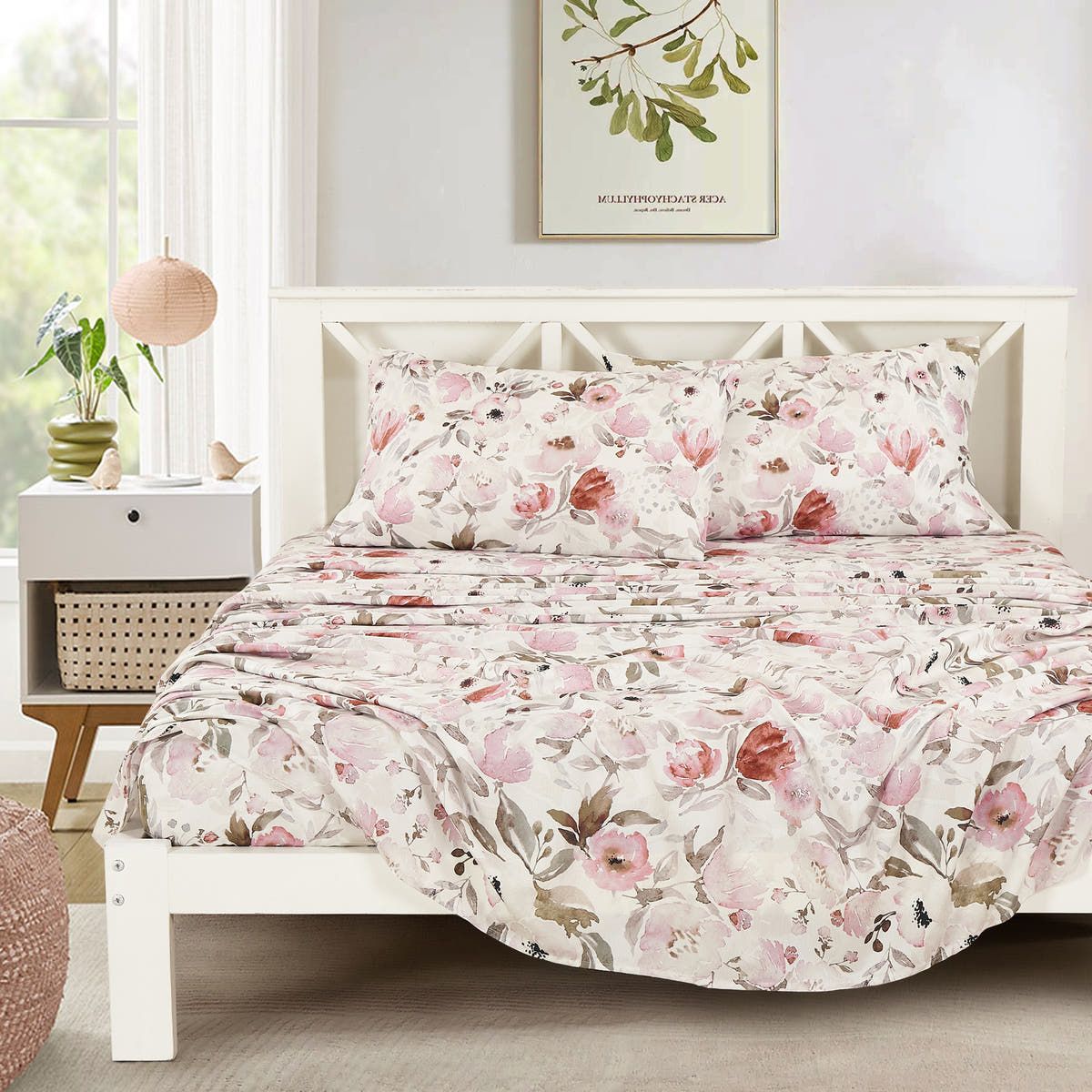 Blush Floral sheet set - additional view