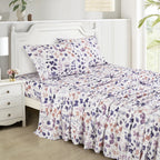 Purple Floral sheet set - additional view