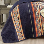 reversible 3-piece bedspread set with pillow shams, alternate product view