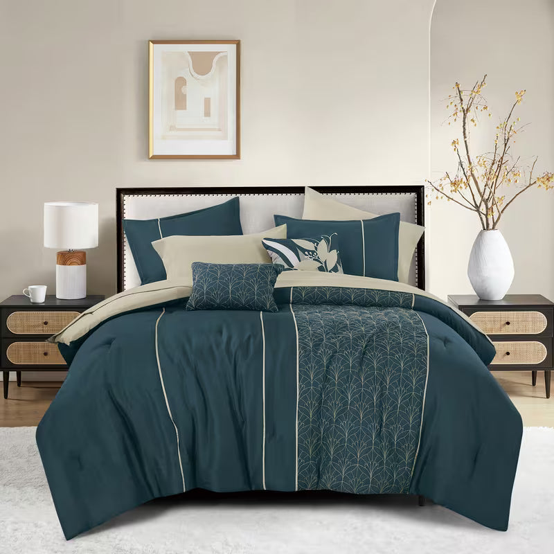 9-piece bed-in-a-bag comforter set, product view