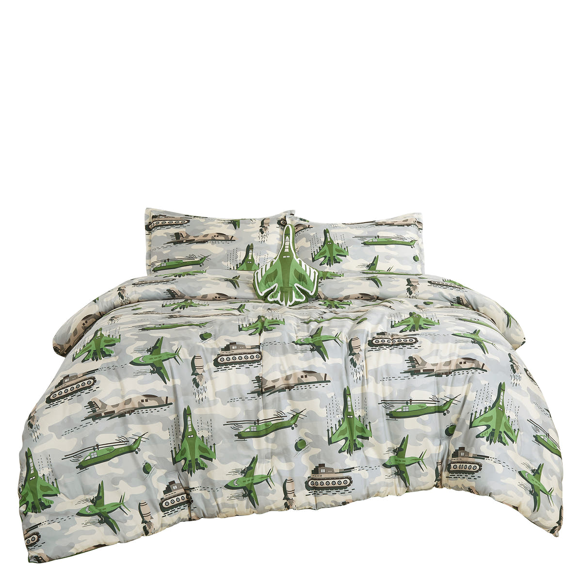 Green Aircraft comforter set - additional product view