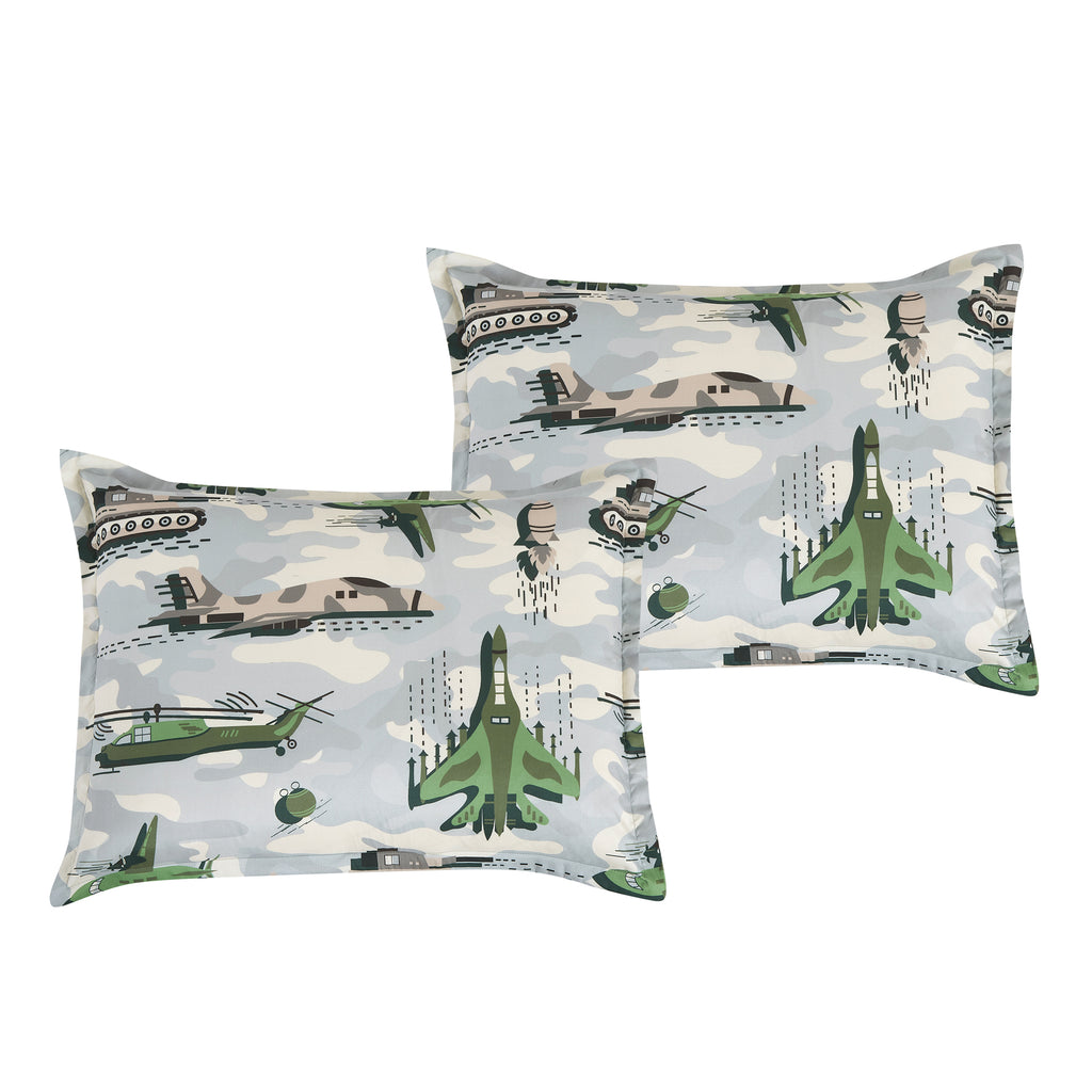 Green Aircraft comforter set - additional product view