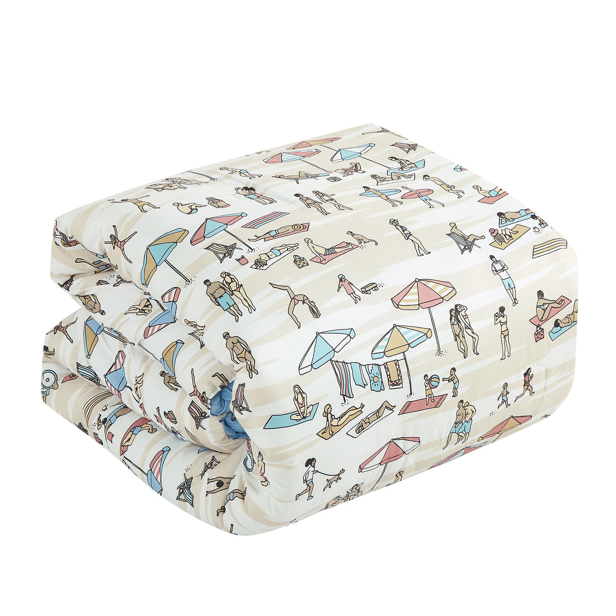 Ivory Surf Print comforter set - additional product view