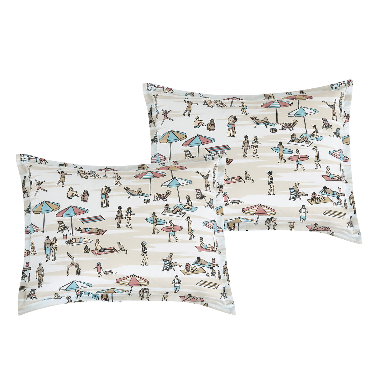 Ivory Surf Print comforter set - additional product view