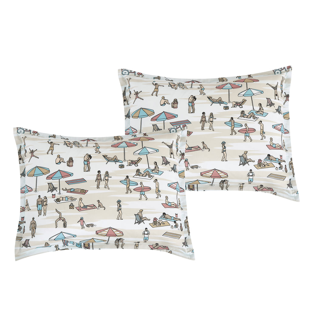 Ivory Surf Print comforter set - additional product view