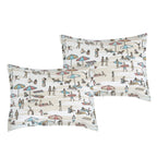 Ivory Surf Print comforter set - additional product view