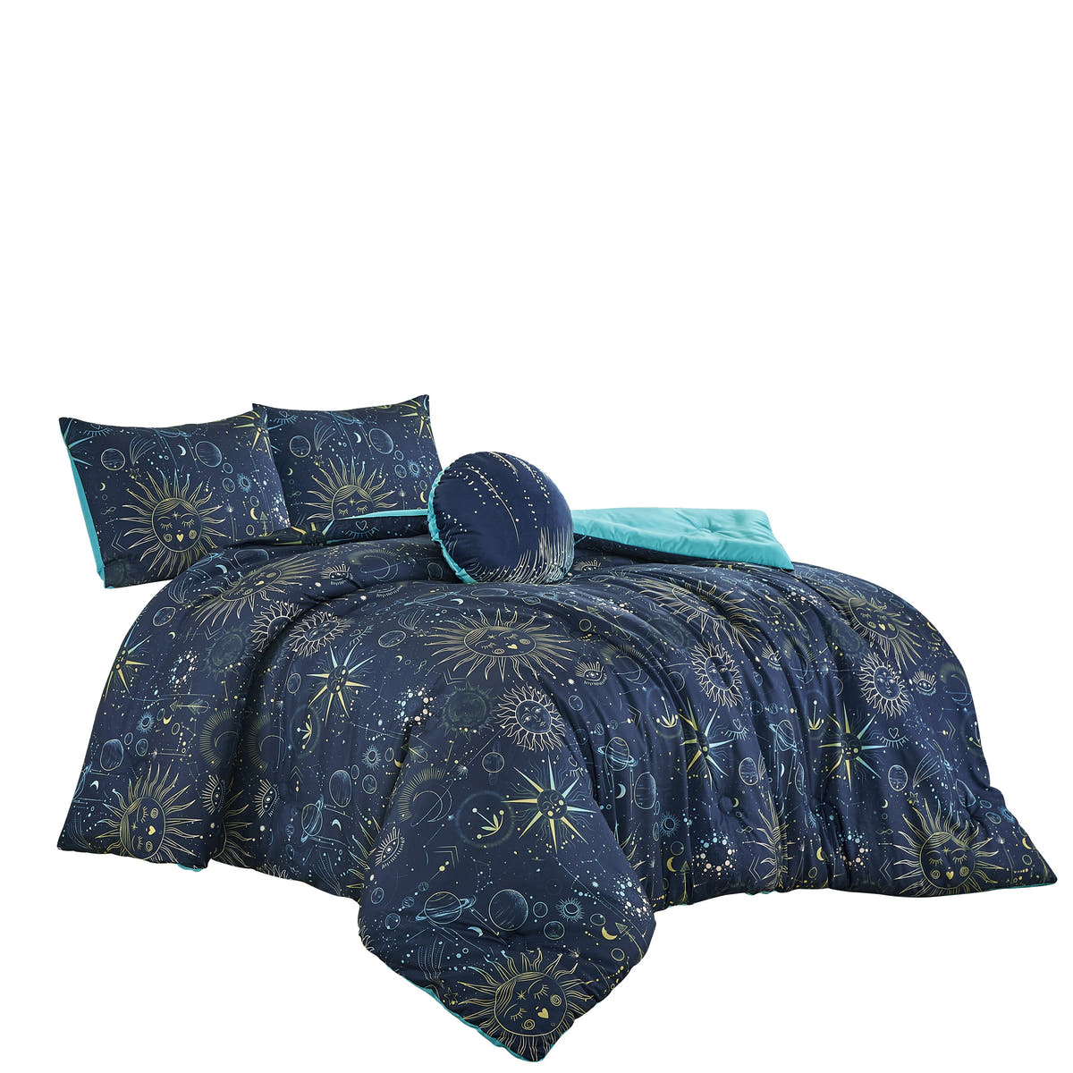 Navy Celestial comforter set - additional product view