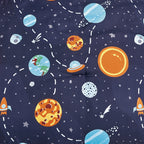Navy Planet Print comforter set - additional product view