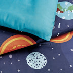 Navy Planet Print comforter set - additional product view