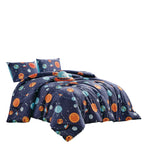 Navy Planet Print comforter set - additional product view