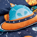 Navy Planet Print comforter set - additional product view