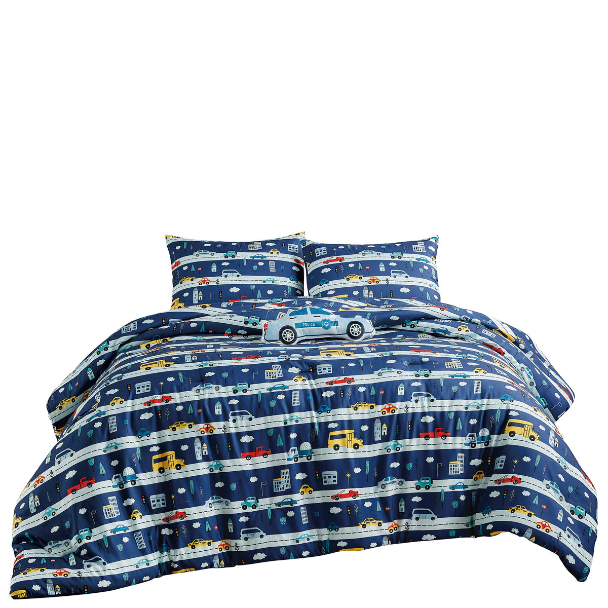 Navy Police Car comforter set - additional product view